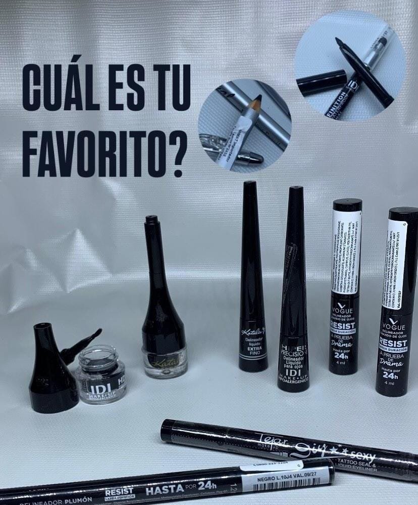 Delineadores variedad de formatos